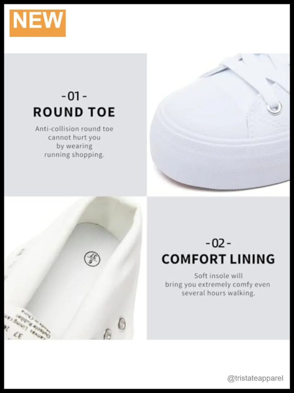 High Top Platform Sneakers Breathable Canvas Slip Resistant Lace-Up